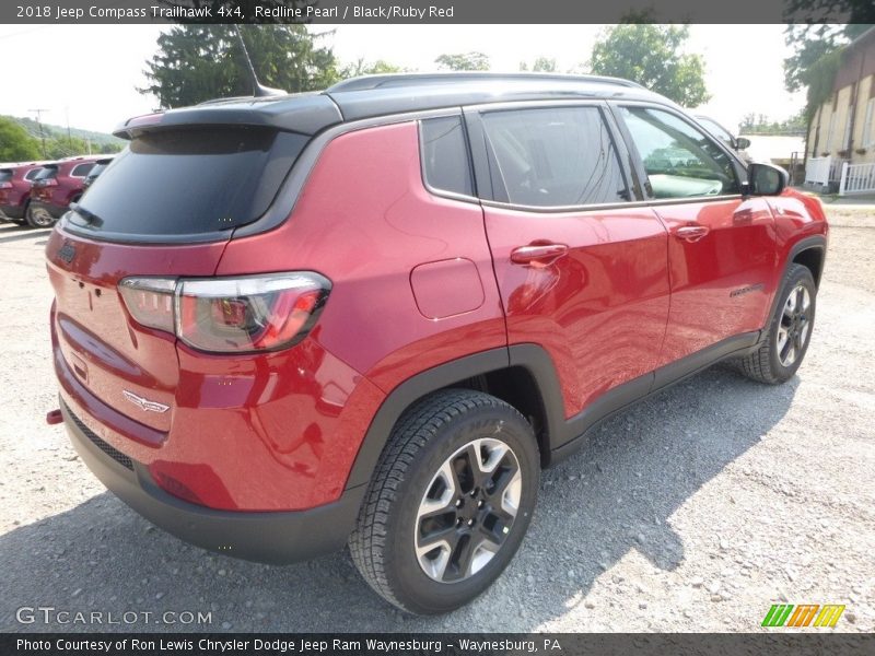 Redline Pearl / Black/Ruby Red 2018 Jeep Compass Trailhawk 4x4
