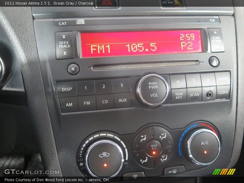 Ocean Gray / Charcoal 2011 Nissan Altima 2.5 S