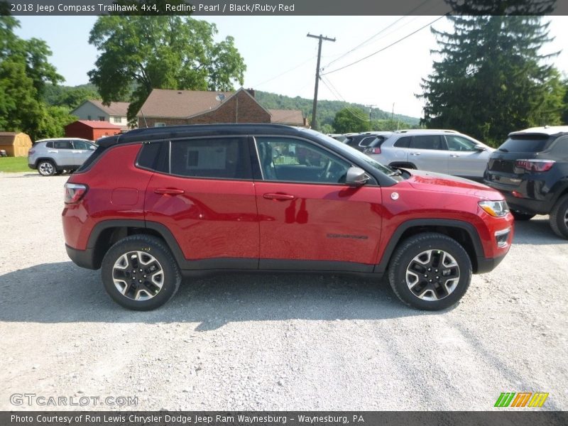 Redline Pearl / Black/Ruby Red 2018 Jeep Compass Trailhawk 4x4