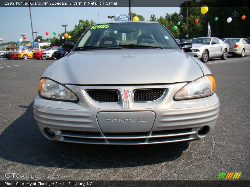 Silvermist Metallic / Camel 1999 Pontiac Grand Am SE Sedan