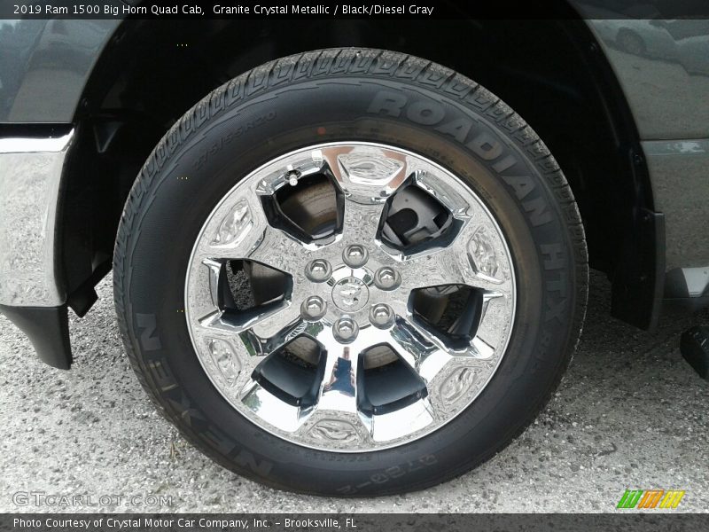 Granite Crystal Metallic / Black/Diesel Gray 2019 Ram 1500 Big Horn Quad Cab