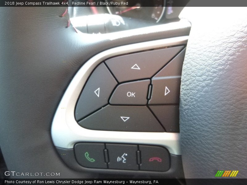 Redline Pearl / Black/Ruby Red 2018 Jeep Compass Trailhawk 4x4