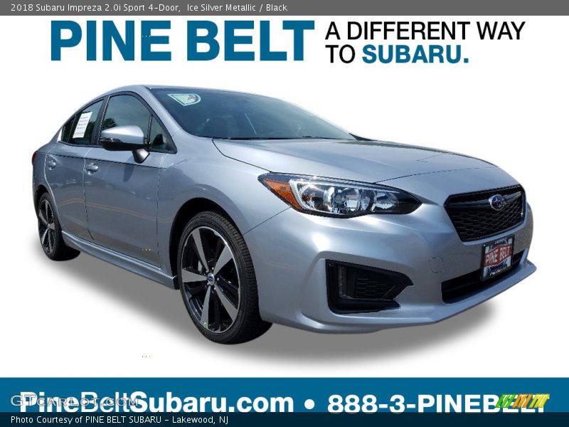 Ice Silver Metallic / Black 2018 Subaru Impreza 2.0i Sport 4-Door