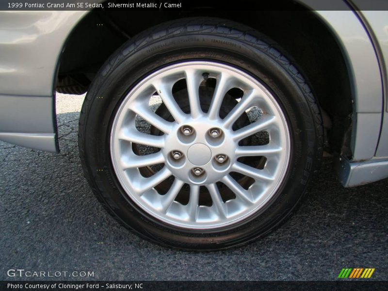 Silvermist Metallic / Camel 1999 Pontiac Grand Am SE Sedan