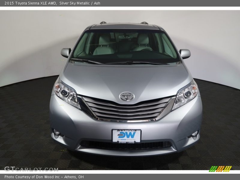 Silver Sky Metallic / Ash 2015 Toyota Sienna XLE AWD