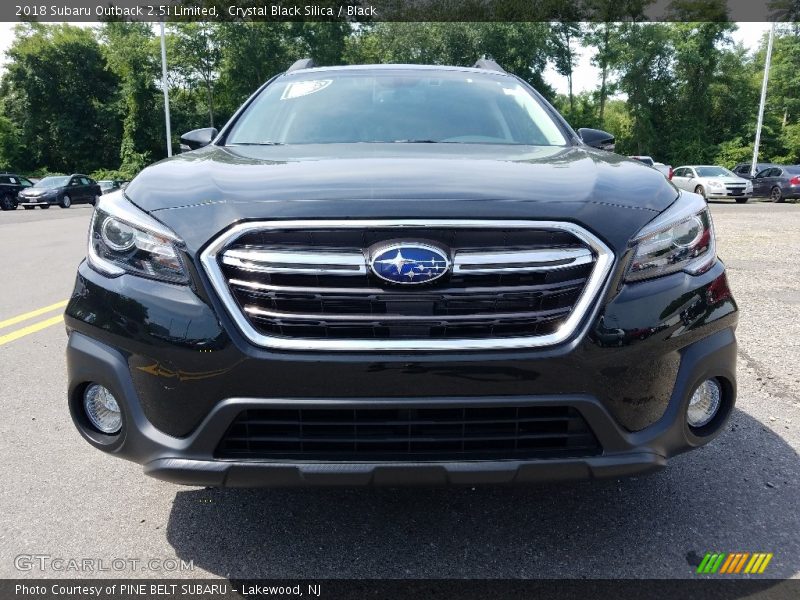 Crystal Black Silica / Black 2018 Subaru Outback 2.5i Limited