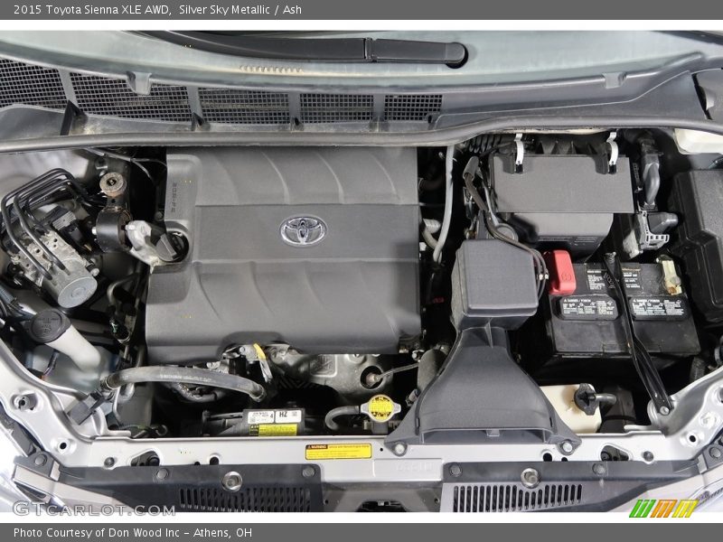 Silver Sky Metallic / Ash 2015 Toyota Sienna XLE AWD