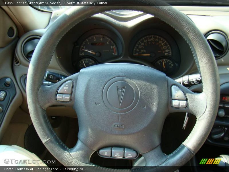 Silvermist Metallic / Camel 1999 Pontiac Grand Am SE Sedan