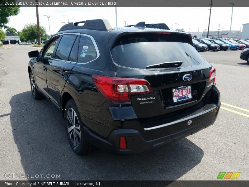 Crystal Black Silica / Black 2018 Subaru Outback 2.5i Limited