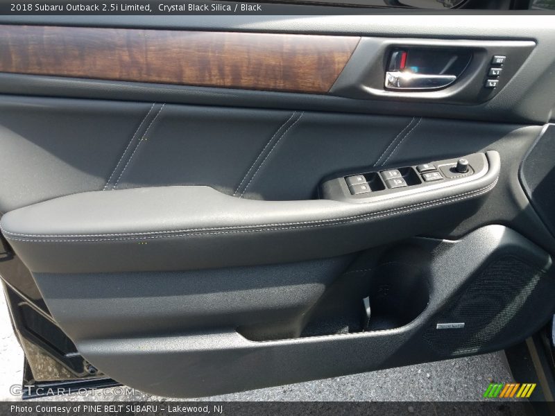 Crystal Black Silica / Black 2018 Subaru Outback 2.5i Limited