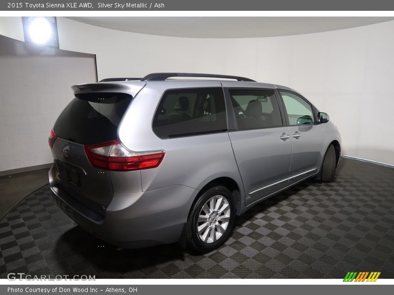 Silver Sky Metallic / Ash 2015 Toyota Sienna XLE AWD