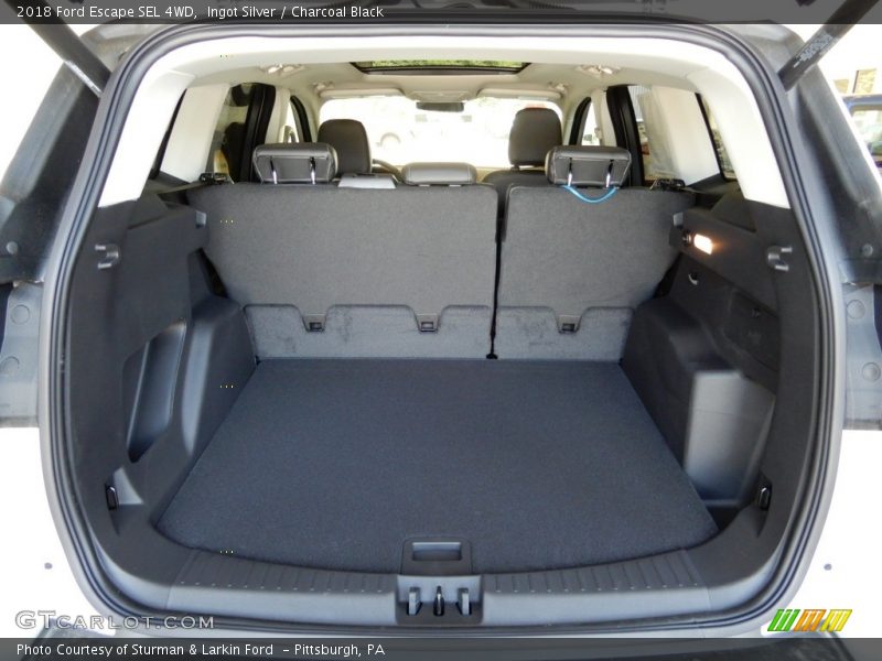 Ingot Silver / Charcoal Black 2018 Ford Escape SEL 4WD