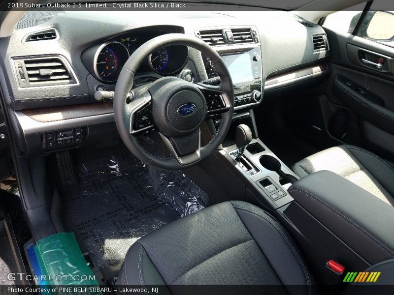 Crystal Black Silica / Black 2018 Subaru Outback 2.5i Limited