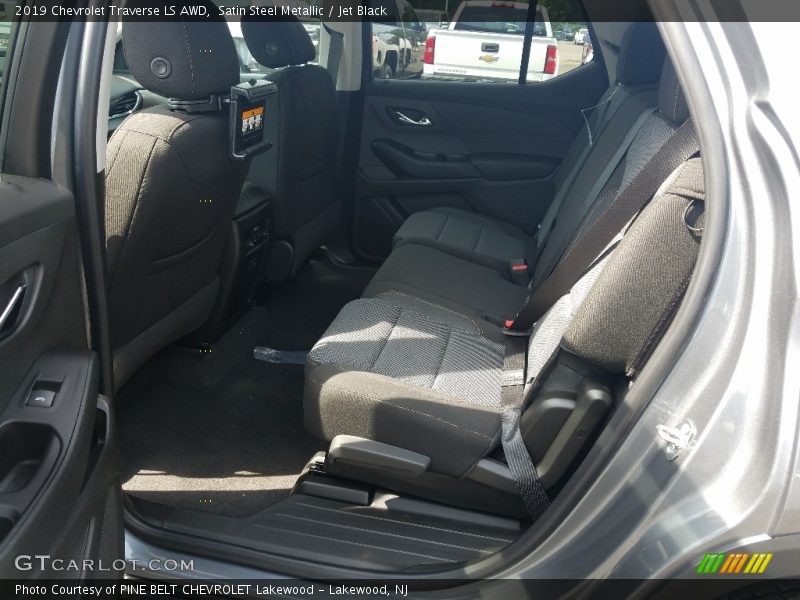 Satin Steel Metallic / Jet Black 2019 Chevrolet Traverse LS AWD