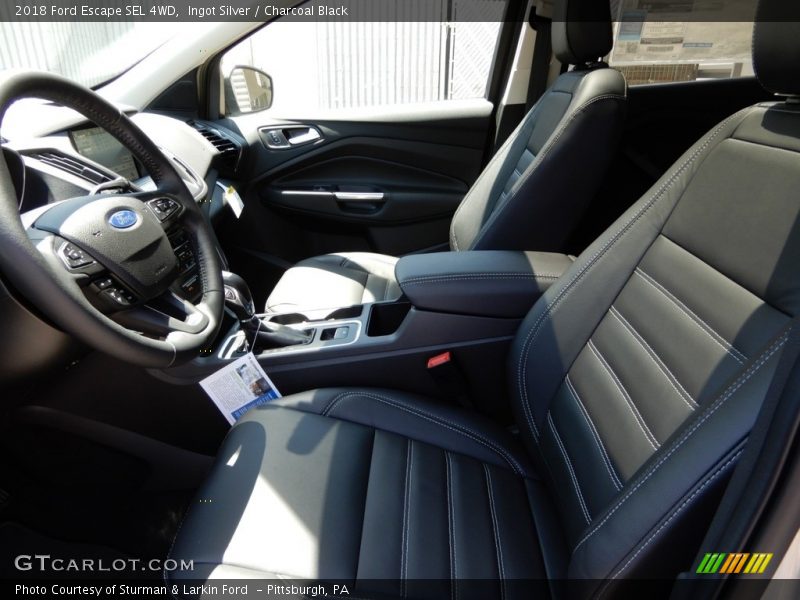 Ingot Silver / Charcoal Black 2018 Ford Escape SEL 4WD