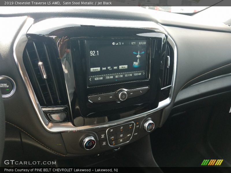 Satin Steel Metallic / Jet Black 2019 Chevrolet Traverse LS AWD