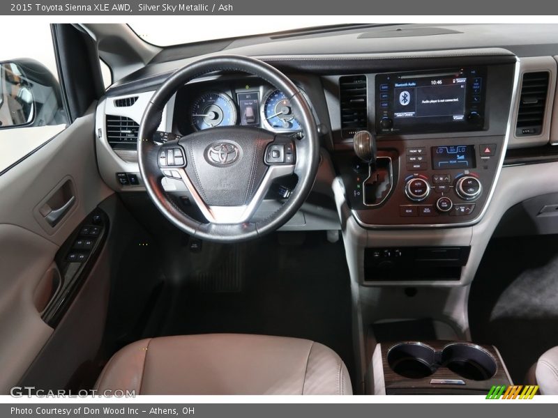 Silver Sky Metallic / Ash 2015 Toyota Sienna XLE AWD