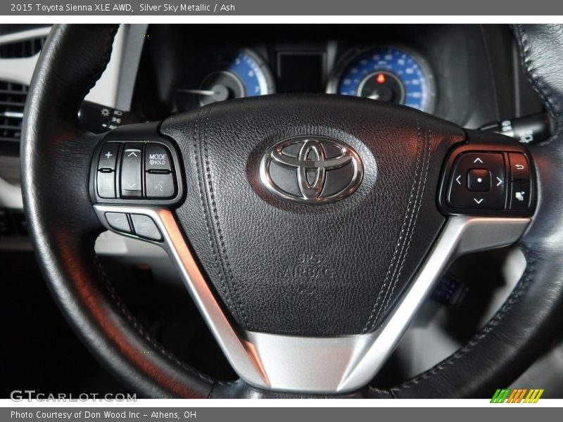 Silver Sky Metallic / Ash 2015 Toyota Sienna XLE AWD