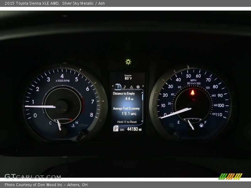 Silver Sky Metallic / Ash 2015 Toyota Sienna XLE AWD