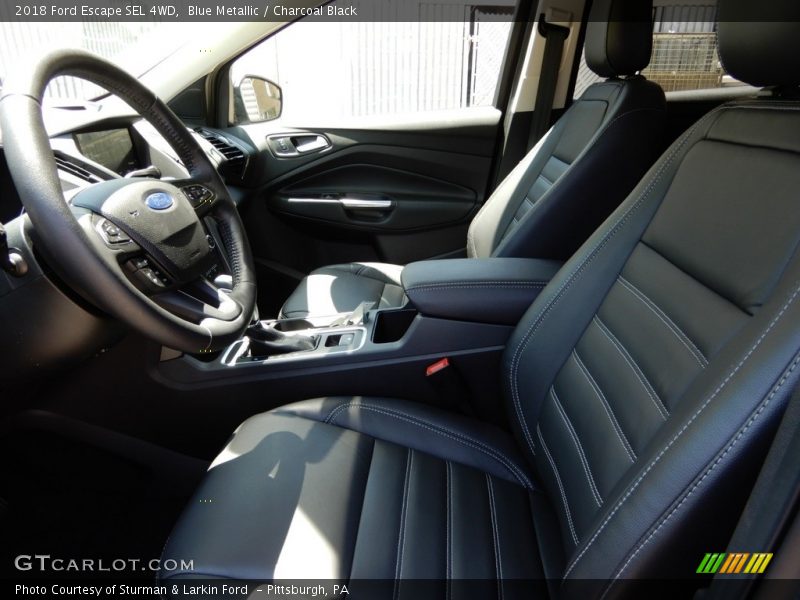 Blue Metallic / Charcoal Black 2018 Ford Escape SEL 4WD