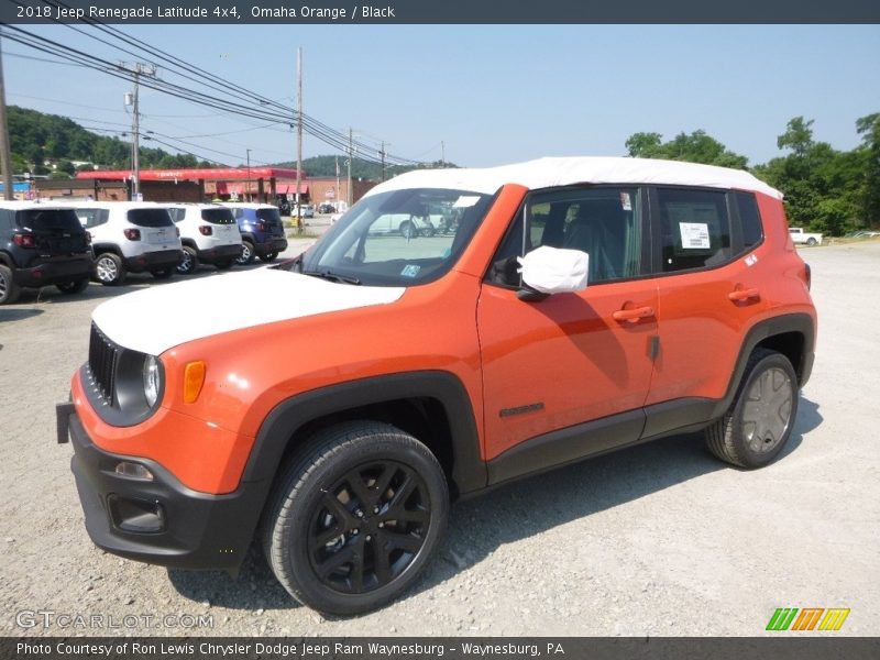 Omaha Orange / Black 2018 Jeep Renegade Latitude 4x4