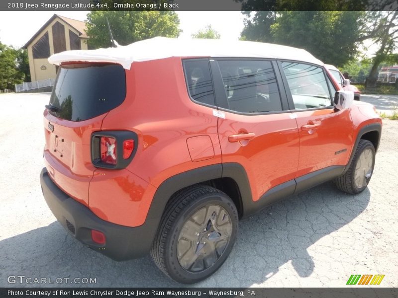 Omaha Orange / Black 2018 Jeep Renegade Latitude 4x4