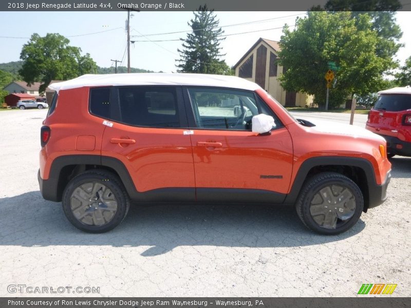 Omaha Orange / Black 2018 Jeep Renegade Latitude 4x4