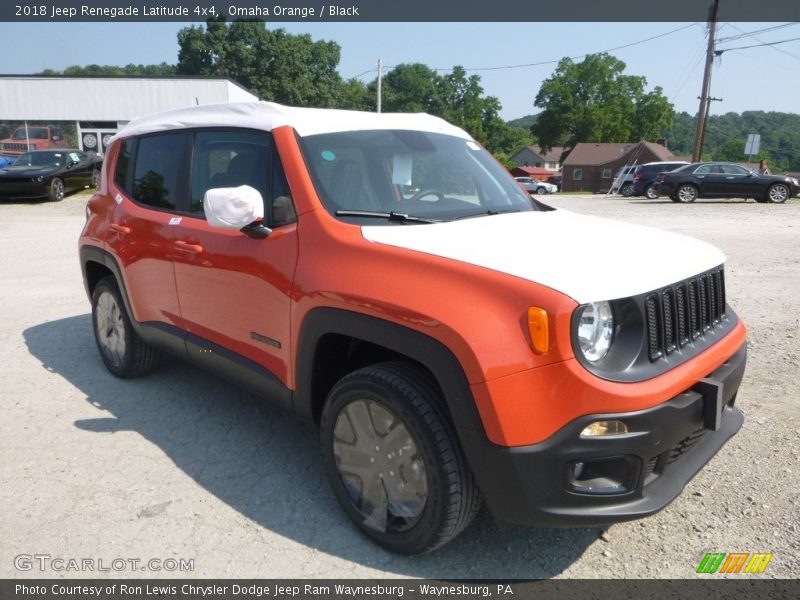 Omaha Orange / Black 2018 Jeep Renegade Latitude 4x4