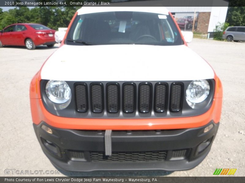Omaha Orange / Black 2018 Jeep Renegade Latitude 4x4