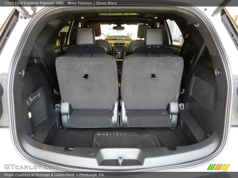 White Platinum / Ebony Black 2018 Ford Explorer Platinum 4WD