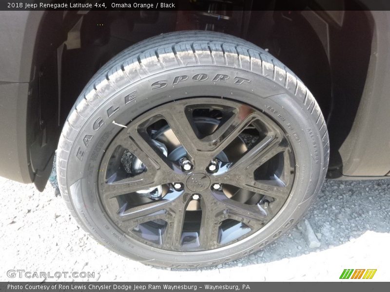Omaha Orange / Black 2018 Jeep Renegade Latitude 4x4