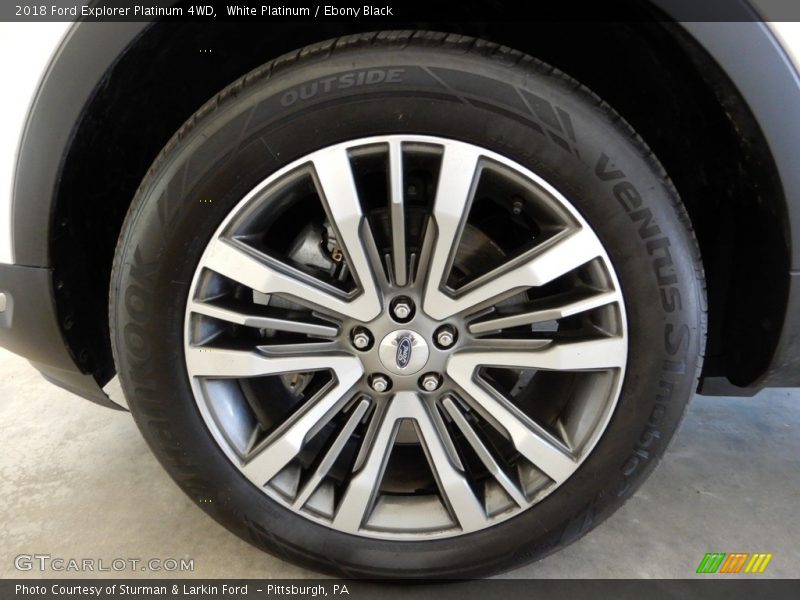 White Platinum / Ebony Black 2018 Ford Explorer Platinum 4WD