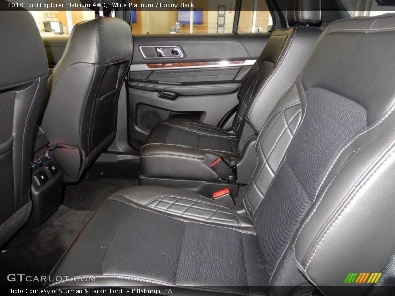 White Platinum / Ebony Black 2018 Ford Explorer Platinum 4WD
