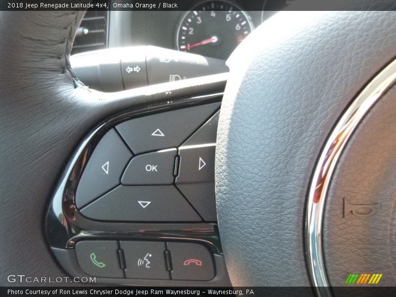 Omaha Orange / Black 2018 Jeep Renegade Latitude 4x4