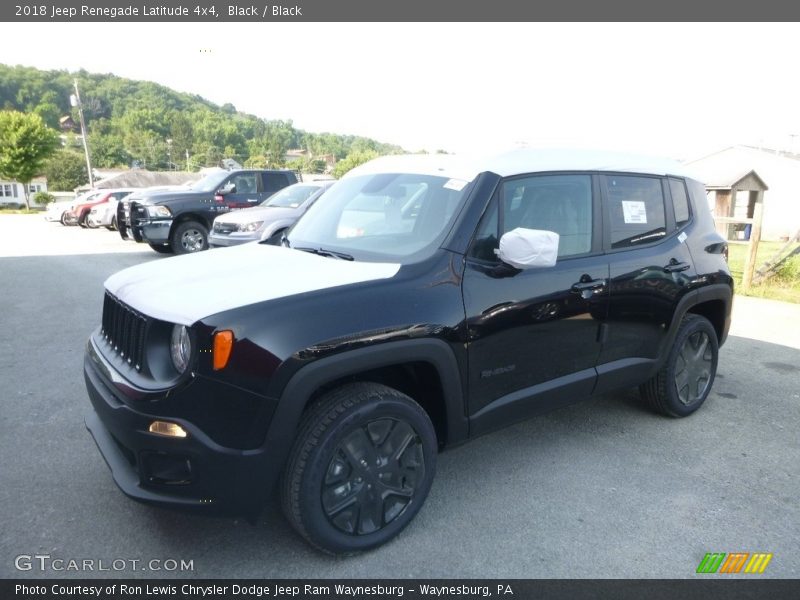 Black / Black 2018 Jeep Renegade Latitude 4x4