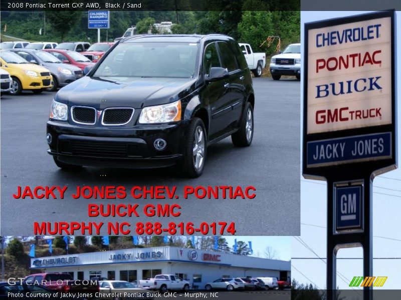 Black / Sand 2008 Pontiac Torrent GXP AWD