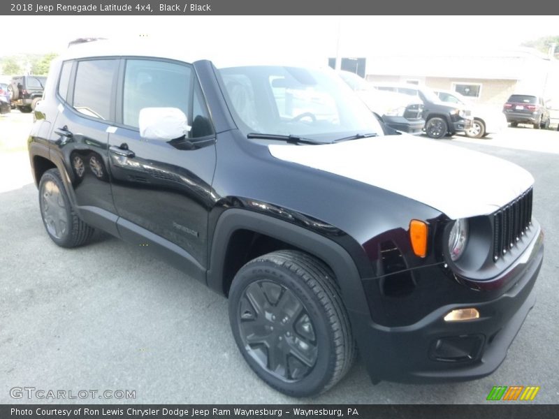 Black / Black 2018 Jeep Renegade Latitude 4x4