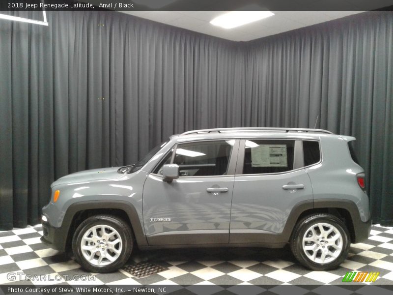 Anvil / Black 2018 Jeep Renegade Latitude