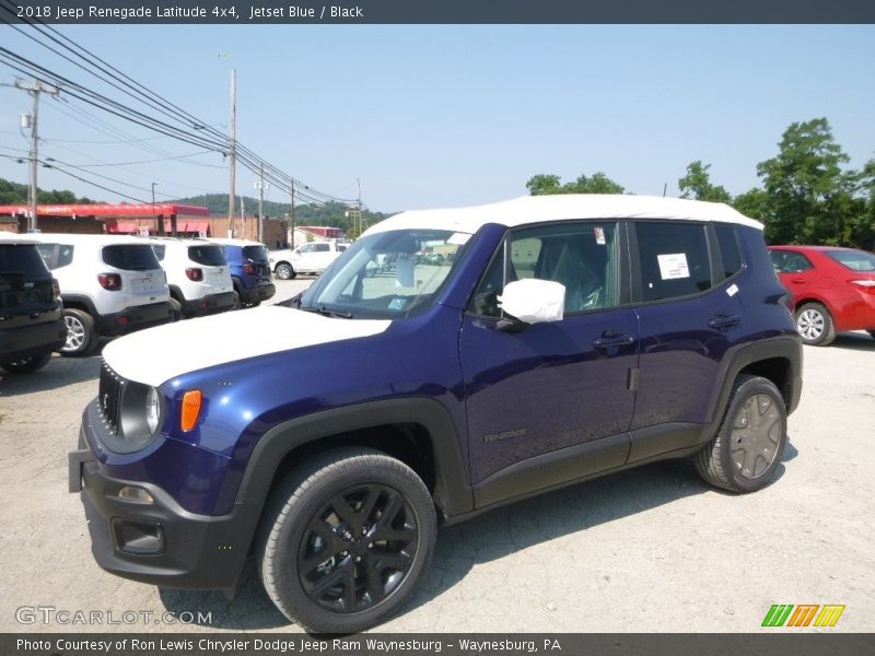 Jetset Blue / Black 2018 Jeep Renegade Latitude 4x4