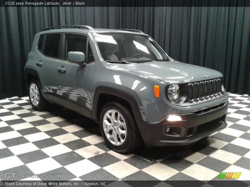 Anvil / Black 2018 Jeep Renegade Latitude