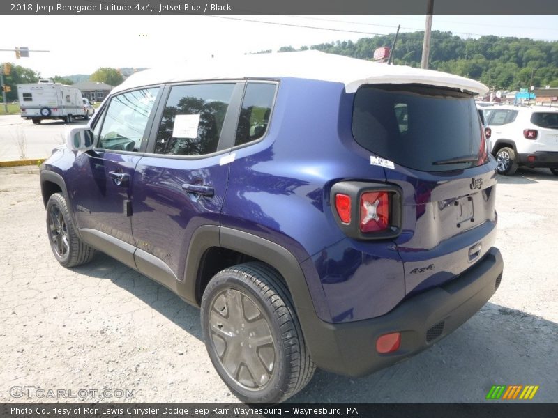 Jetset Blue / Black 2018 Jeep Renegade Latitude 4x4