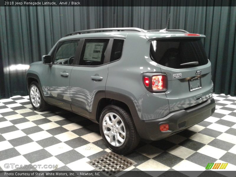Anvil / Black 2018 Jeep Renegade Latitude