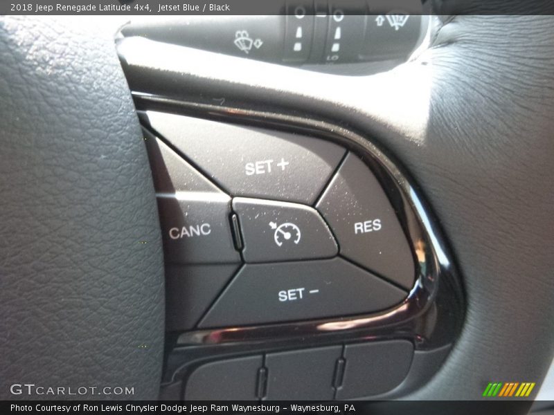 Jetset Blue / Black 2018 Jeep Renegade Latitude 4x4
