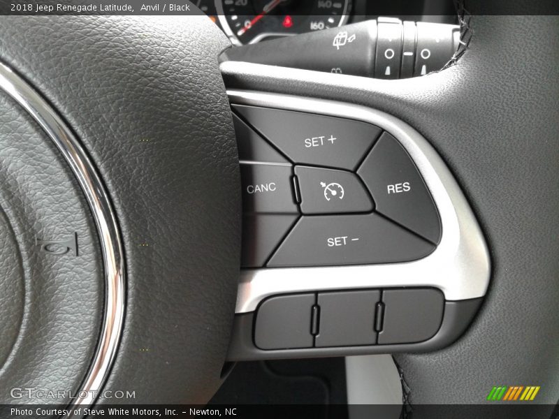 Anvil / Black 2018 Jeep Renegade Latitude
