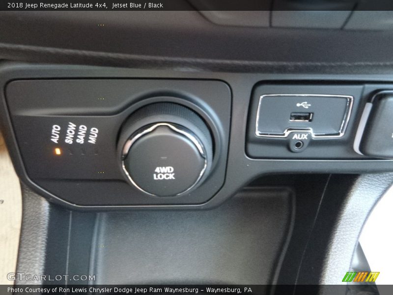 Jetset Blue / Black 2018 Jeep Renegade Latitude 4x4