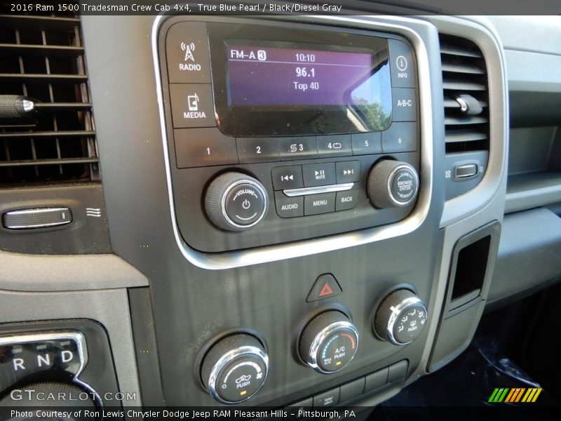 True Blue Pearl / Black/Diesel Gray 2016 Ram 1500 Tradesman Crew Cab 4x4