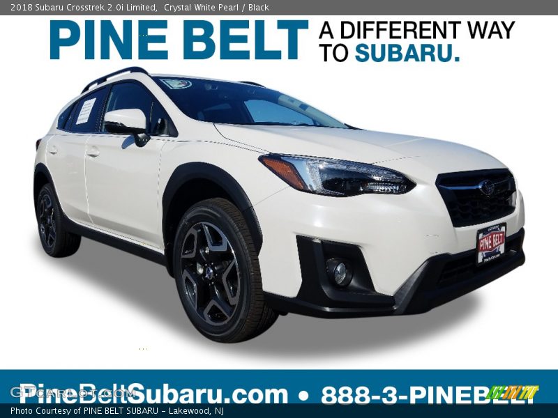 Crystal White Pearl / Black 2018 Subaru Crosstrek 2.0i Limited