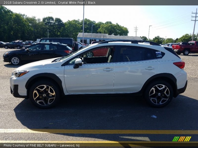 Crystal White Pearl / Black 2018 Subaru Crosstrek 2.0i Limited