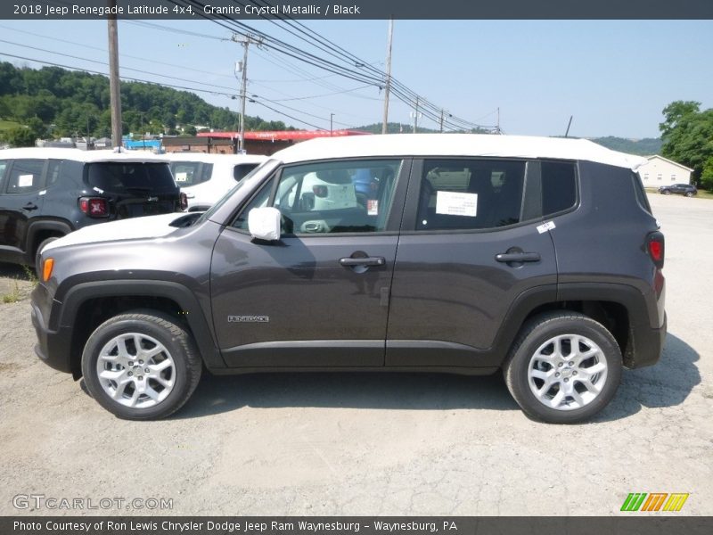 Granite Crystal Metallic / Black 2018 Jeep Renegade Latitude 4x4