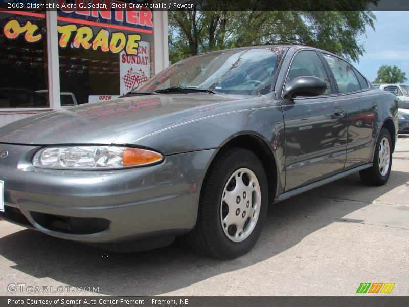 Steel Gray Metallic / Pewter 2003 Oldsmobile Alero GL Sedan